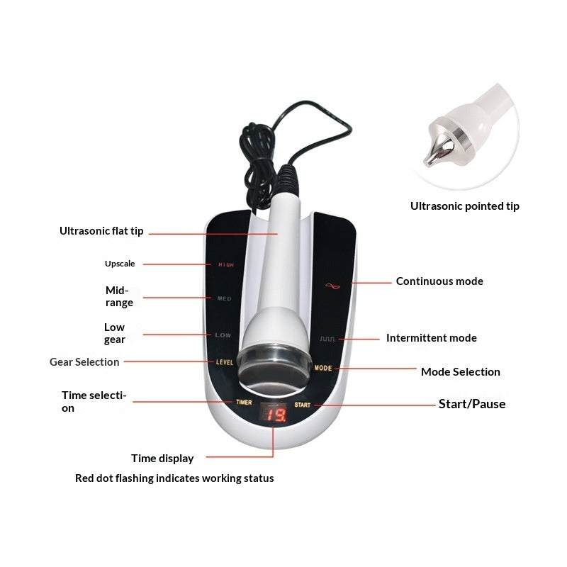 Ultrasound Device For Facial Skincare And Beauty