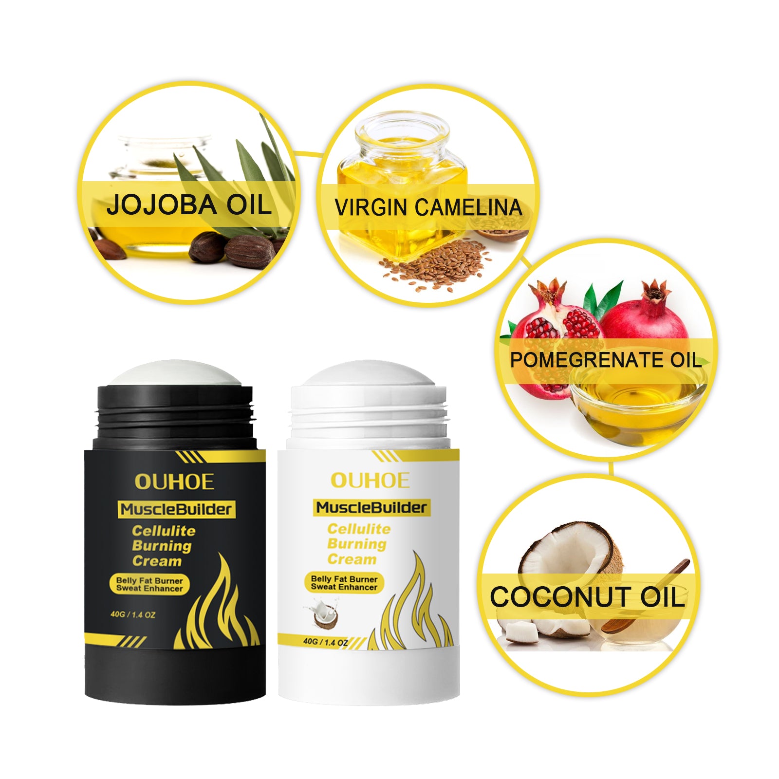 OUHOE Body Care Cream Daily Gentle Care For The Body, Light And Refreshing Care For The Body, Exercise Care Cream